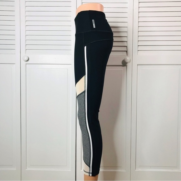RBX Black Multi Ankle Leggings Size Large - Picture 4 of 7